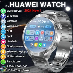 HUAWEI-reloj inteligente deportivo para hombre, pulsera con Pantalla AMOLED HD de 2024 pulgadas, Bluetooth, llamadas, NFC, GPS, resistente al agua, Monitor de salud, novedad de 1,85