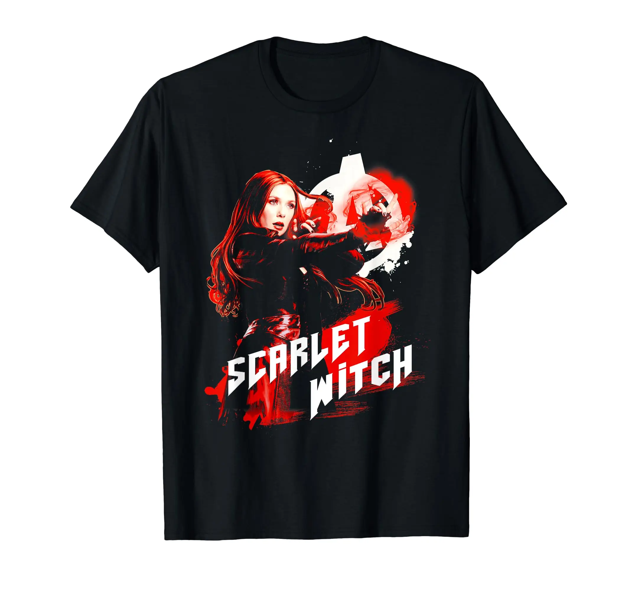 War Scarlet Witch Red Splat Graphic T-Shirt T-Shirt