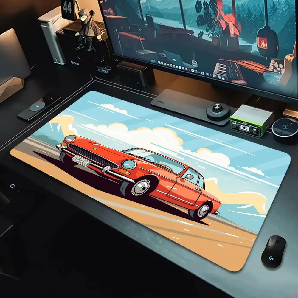 

XXL sports car large-scale expansion game mouse pad, high-quality rubber anti-slip washable computer accessory