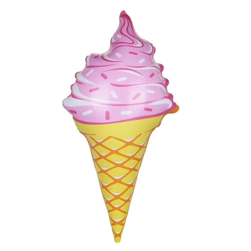 

92Cm Inflatable Ice Cream Cones PVC Material Anti-Deflation Swimming Pool Beach Parties Birthday Party Favors for Kids Adults
