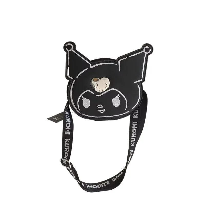 

Sanrio Cartoon Shoulder Bag for Women Girl Kawaii Kuromi Pu Leather Purse Crossbody Bags Luxury Designer Waterproof