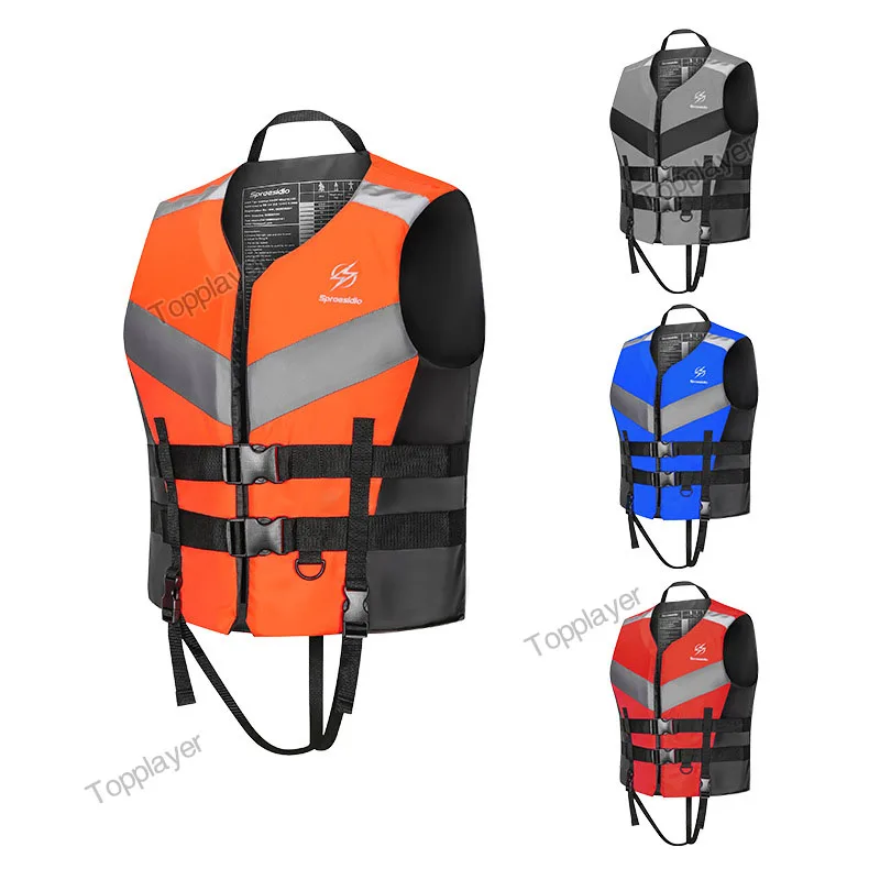 Life Jacket For Adult Super Buoyancy Surf Vest Water Sports Kayak Motorboat Drifting Life Vest Rescue Lifeguard Life Vest