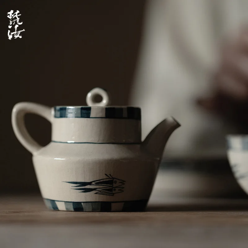 Fanyu Jingdezhen Blue-And-White Hand-Painted 