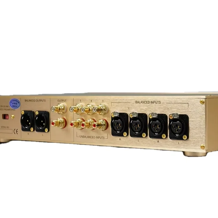 BRZHIFI Audio Sound Preamp Clone FM255 Circuit Balanced Transistor Amplifier Stereo Home Speaker Hifi Balanced Preamplifier