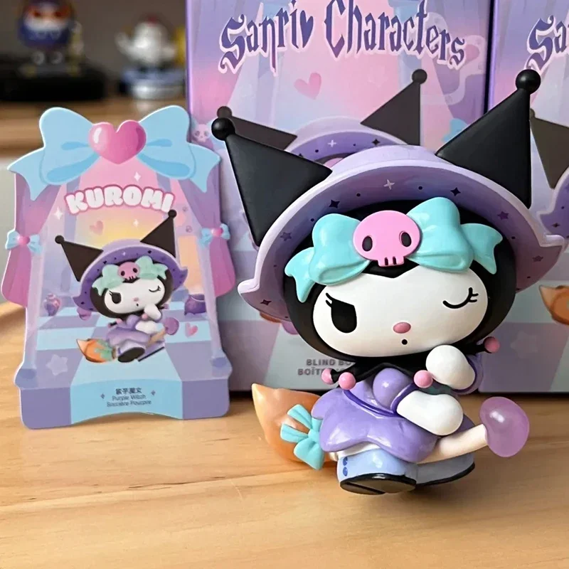 Personajes de Sanrio Magic Story Series Kulomi Pochacco caja ciega misteriosa, juguete divertido para niños, decoración de dibujos animados, lindo regalo misterioso