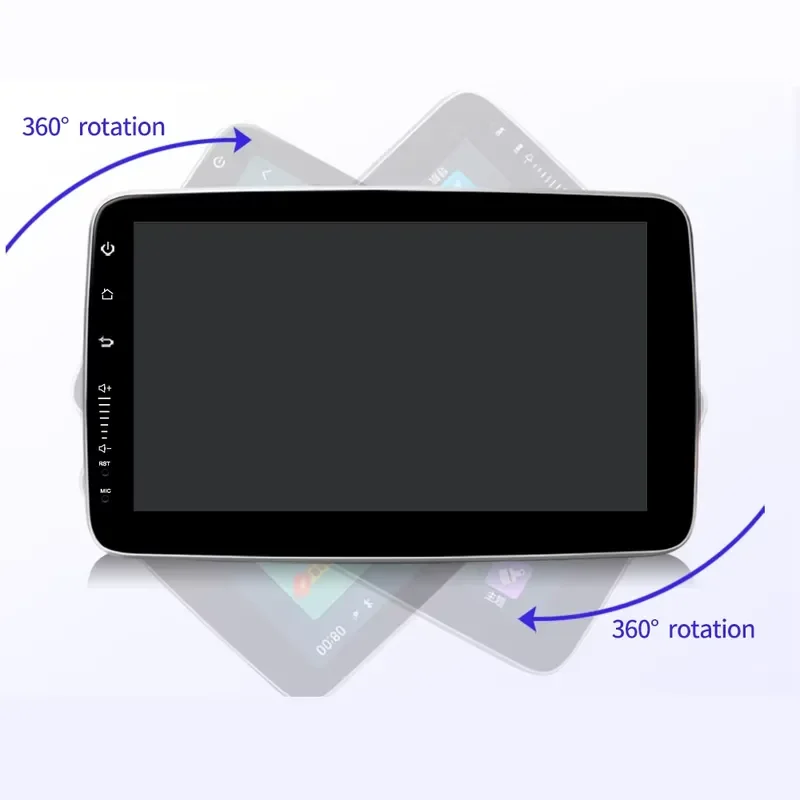 2026 Hot Sale 9/10.1 Inch Android 12 Car Dvd Player cd Universal 1 Din Single 2 Din 360 Degree Rotate Navigation Radio - view 3
