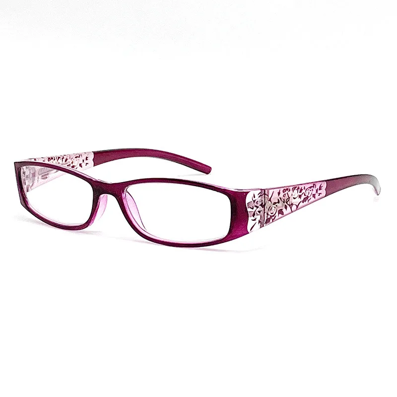 Middle-aged and elderly women\'s reading glasses fashion high-definition elegant pattern glasses