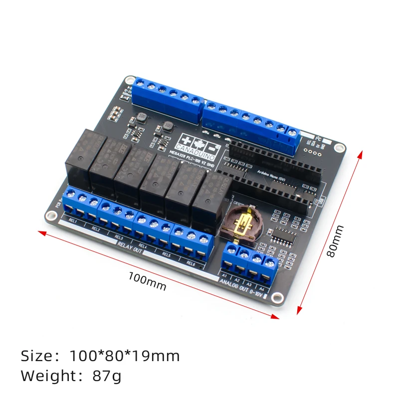 WAVGAT MEGA328 PLC-100 V2 SMD for Arduino Nano