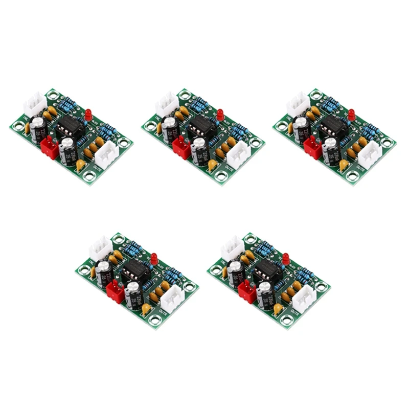 5X Mini Preamp Op Amp Module Amplifier Dual Channel NE5532 Preamplifier Tone Board 5 Times Wide Voltage 12-30V