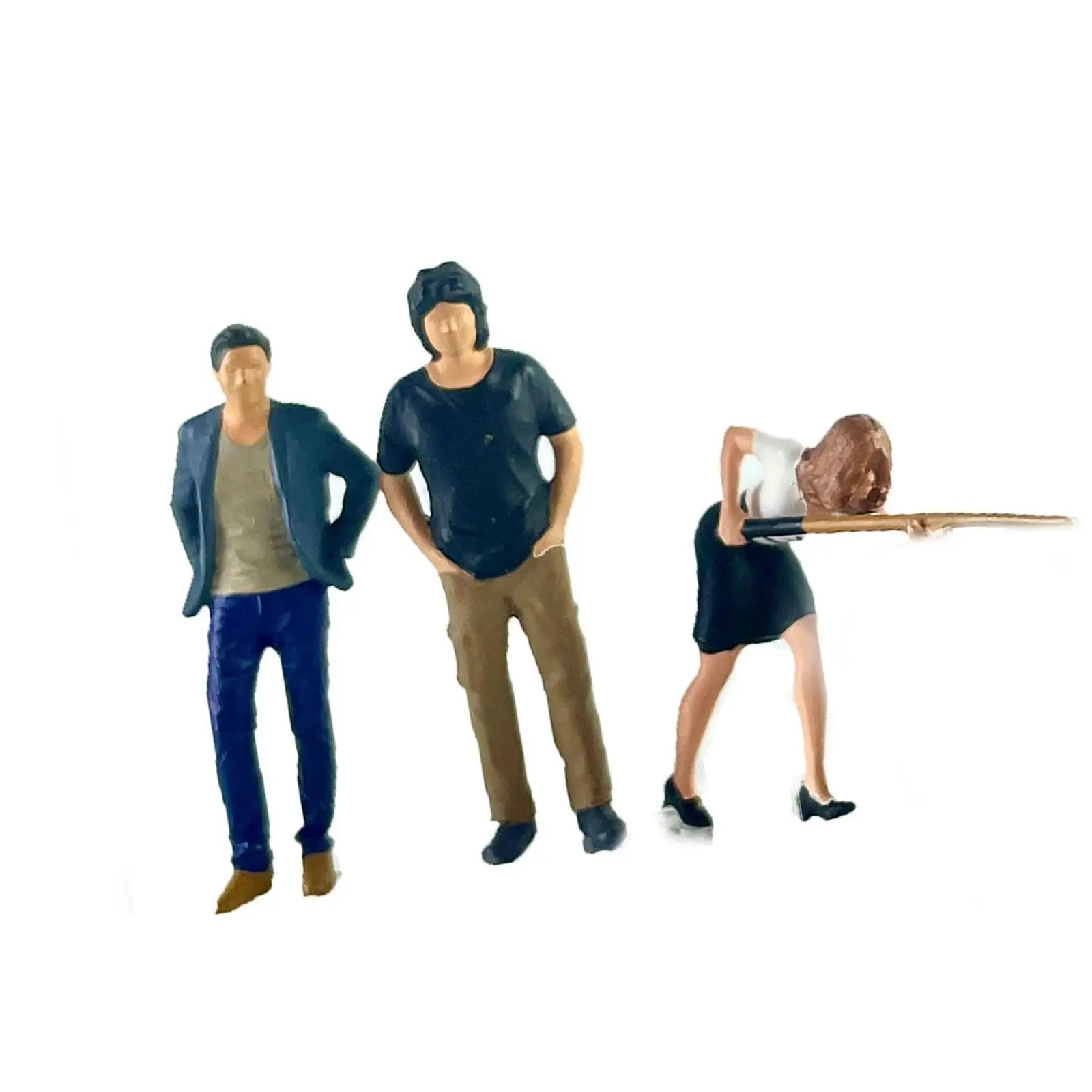 

1:64 фигурка человека, макет модели S Gauge, миниатюрная фигурка для бильярда, набор моделей