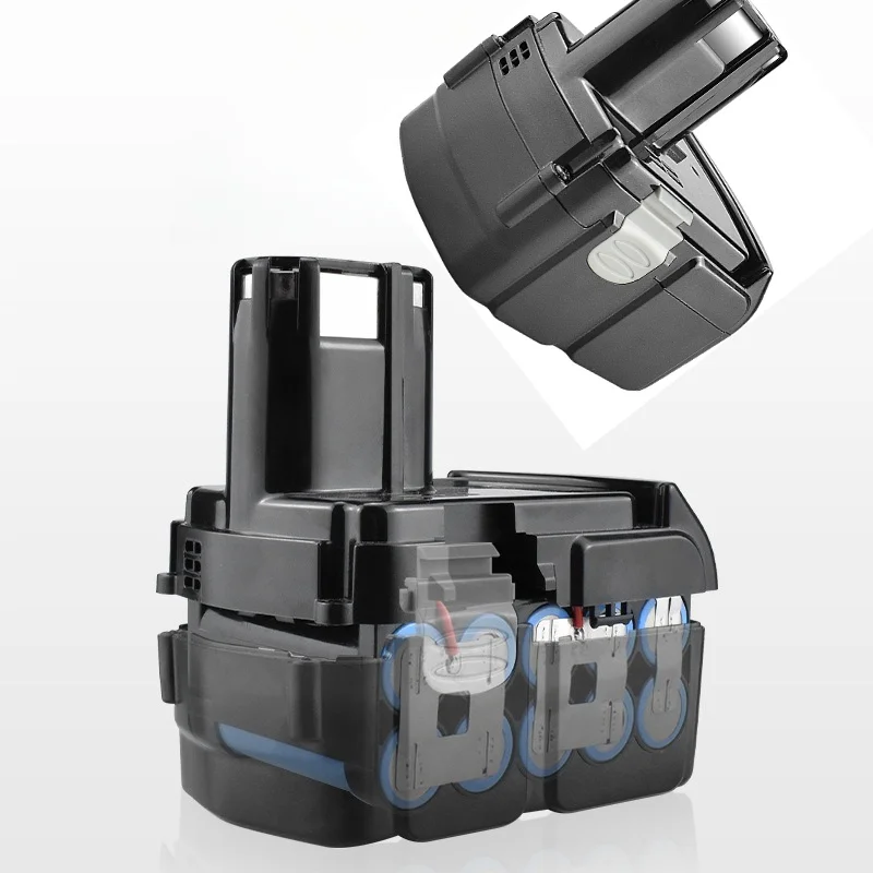 

2PCS 6000mAh 18V Li-ion Replacement Battery for Hitachi EBM1830/BCL1815- High Capacity Power Pack Compatible with Fast Charging