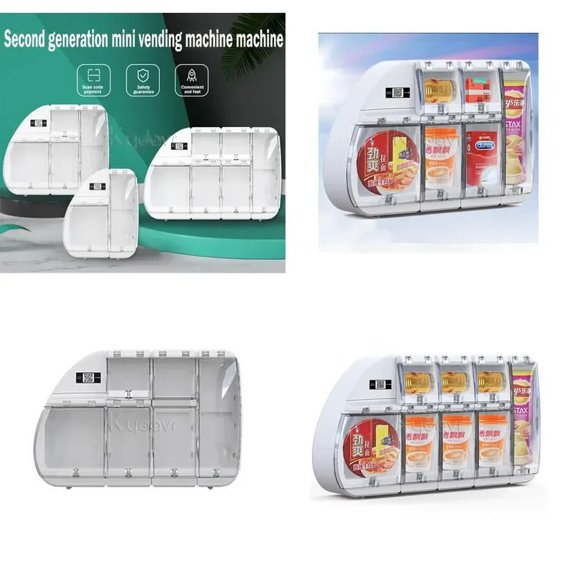 for Custom Outdoor Mini Automatic Vending Machine QR Code Scan Retail Dispenser for Condoms Cosmetics Instant Noodles Snacks