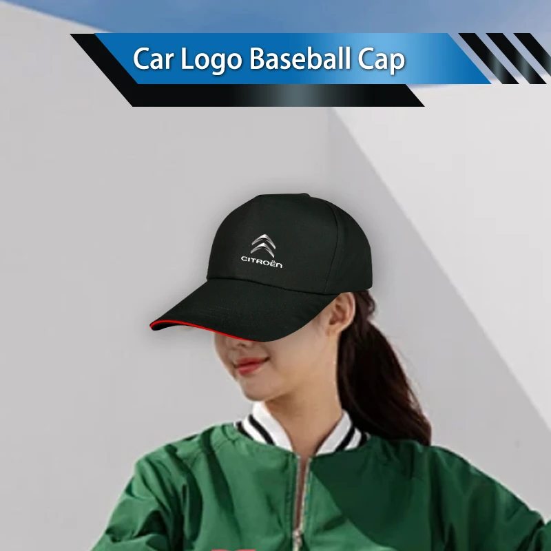 Car Summer Baseball Caps Sun Hat Outdoor Sunshade Hat For Citroen C1 C2 C3 C4 C5 C6 C8 C4L DS3 DS4 DS5 LS DS6 Picasso view 3