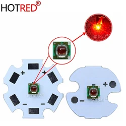 LED植物成長ランプ,xpee r3,1-3w,3535,赤,620-625nm, PCBボード,10個,20mm, 16mm, 14mm, 8mm