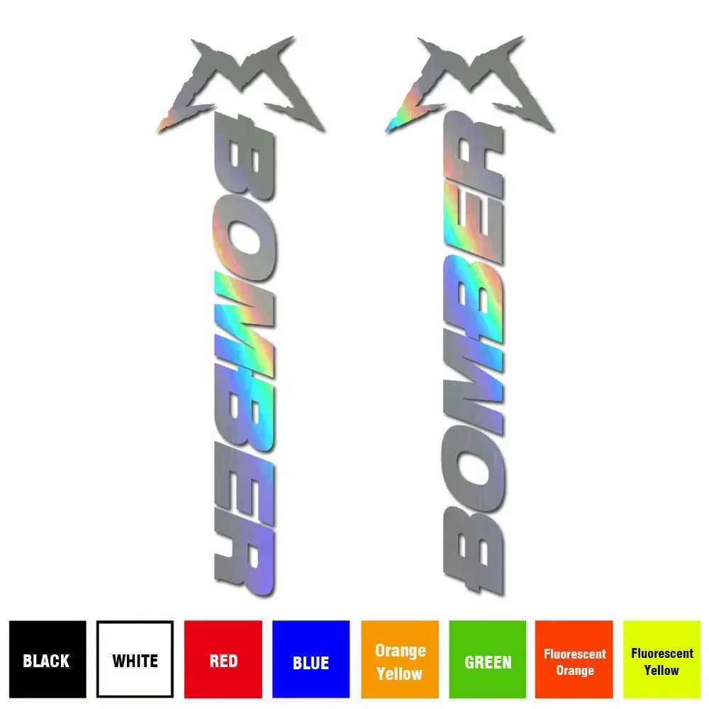 For Marzocchi Bomber Retro Style Bike Fork / Suspension Graphic Decals/Stickers (Choose Colors)