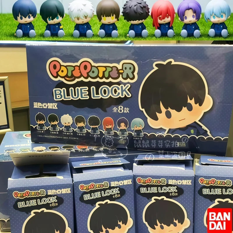 

Bandai Original Potepotte-R Blue Lock Series Blind Box Cute Mini Peripheral Figure Mystery Box Decor Collectible Anime Gift