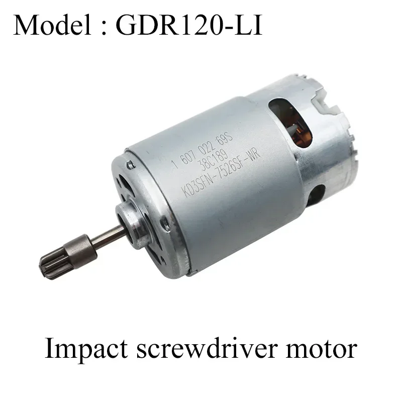 Lithium Electric Charging Drill Screwdriver Curved Saw Original DC Motor Gear for Bosch GDR120-Li 12V/14.4V/18V Power Tool Parts