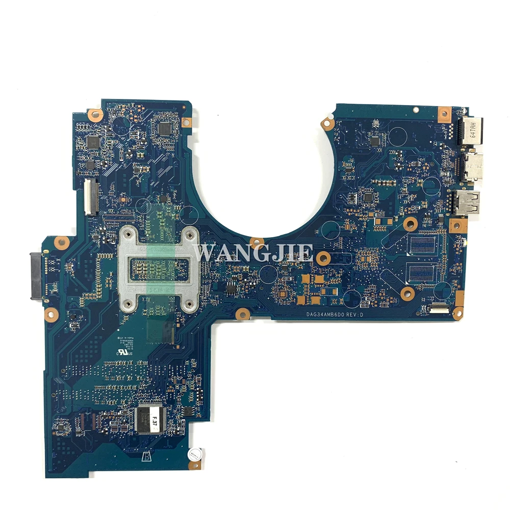 G34A For HP Pavilion 15-AU 15-AU063NR Laptop Motherboard I7-6500U 856223-601 856223-501 856223-001 DAG34AMB6D0 100% Working