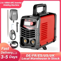 300Amp ARC MMA Welder  Inverter Welding Machine 110V 220V  IGBT Electric LCD Welder with Electrode Holder Mask Welding Rods Kits