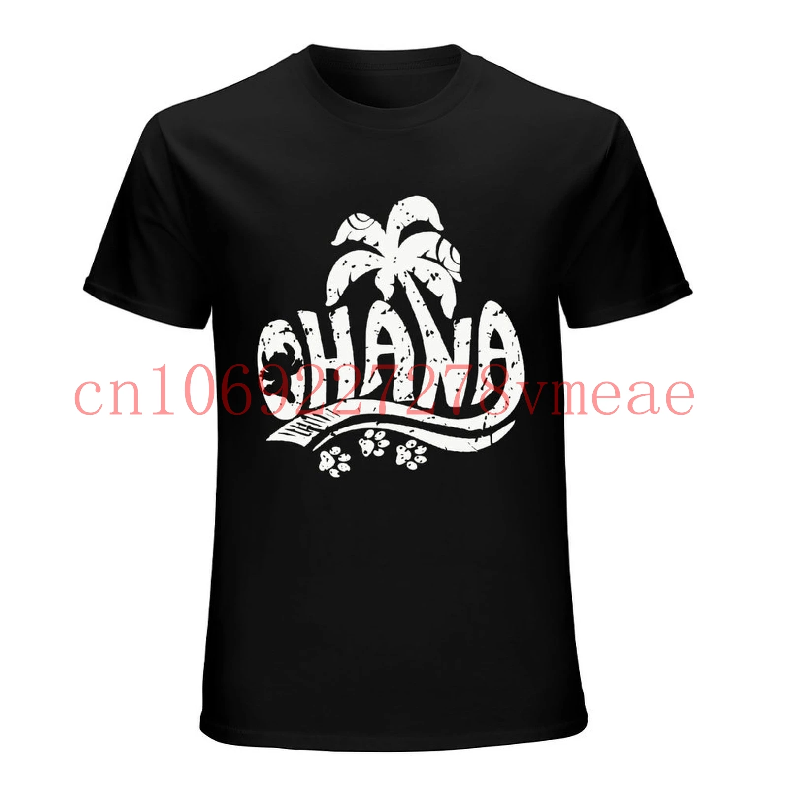 

Ohana (белый) футболка унисекс крутые рубашки из 100% хлопка