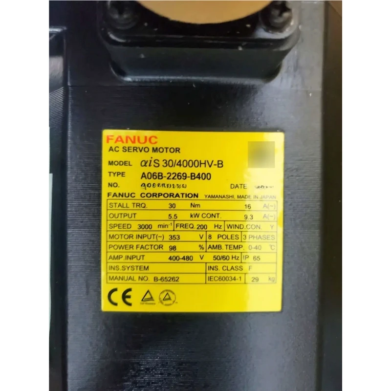 

Новый серводвигатель Fanuc A06B-2269-B400 в наличии, быстрая доставка