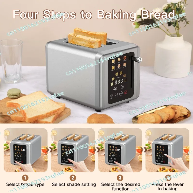 Professional 2 Slices Mini Toast Breakfast Oven Electric Home Kitchen Appliances Toaster