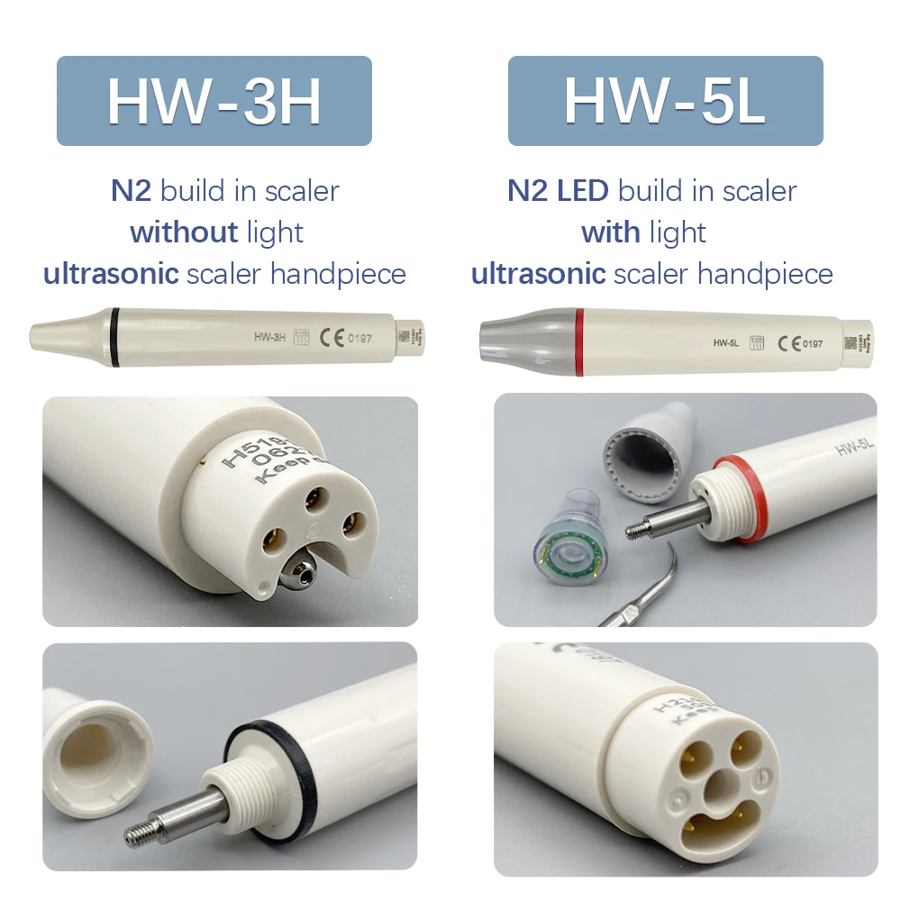 ウッドペッカー歯科スケーラー超音波内蔵 UDS-N2/N2 LED スケーラーピエゾスケーリングヒント互換性 E*S 歯のクリーニング