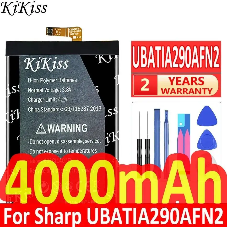 

For Sharp UBATIA290AFN2 Reliable Replacement Power Supply Mobile Phone Battery 4000Mah