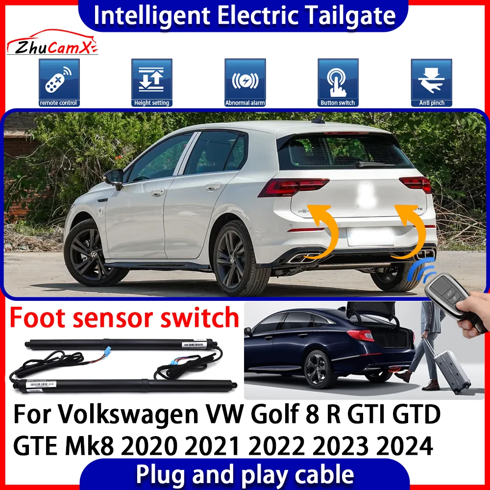 Car Automatic Intelligent Electric Tail Gate Lift Tailgate for Volkswagen VW Golf 8 R GTI GTD GTE Mk8 2020 2021 2022 2023 2024