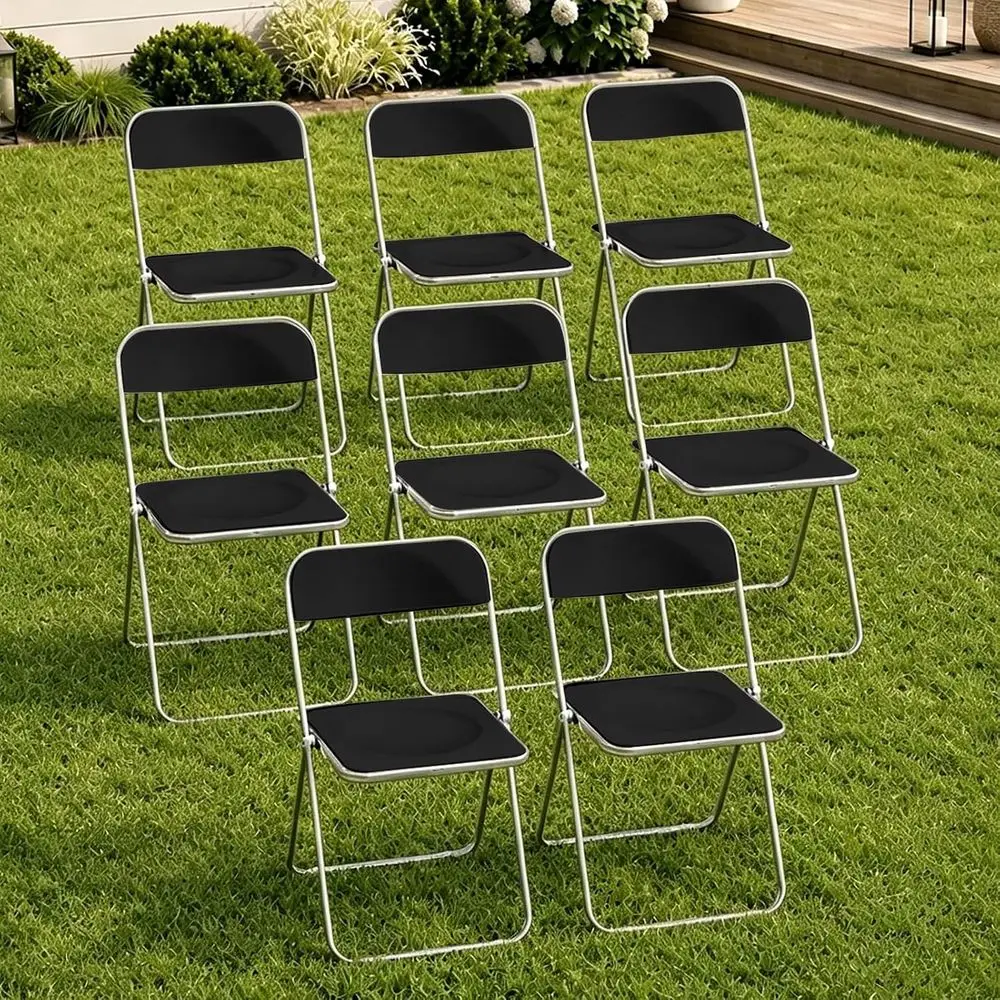 8 Pack Stackable Chairs - Venue Pro or Auditorium, Church Pew, Conference Hall (300lb capacity)