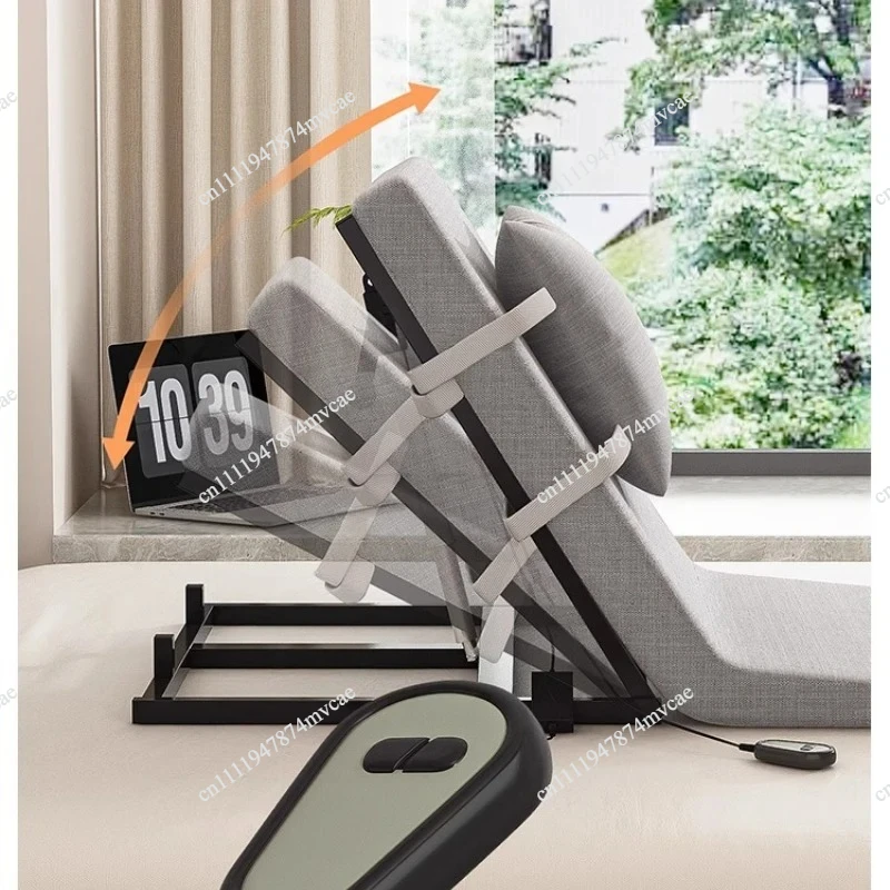Suitable for Nursing Bed Frame Bedroom Furniture, Intelligent Electric/manual Adjustable Bed Frame Assists in Tilting The Bed,