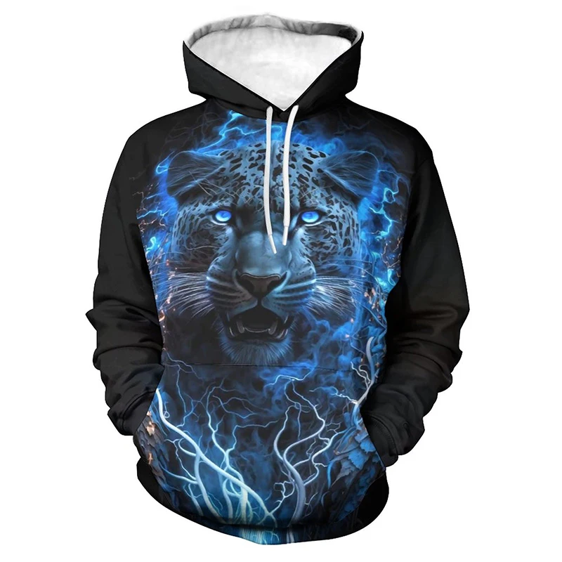 Funny Animal Giraffe Lion 3D Printed Hoodies For Men Clothes Casual Streetwear Pullovers Ropa Chombre Y2k Kids Tracksuit Tops