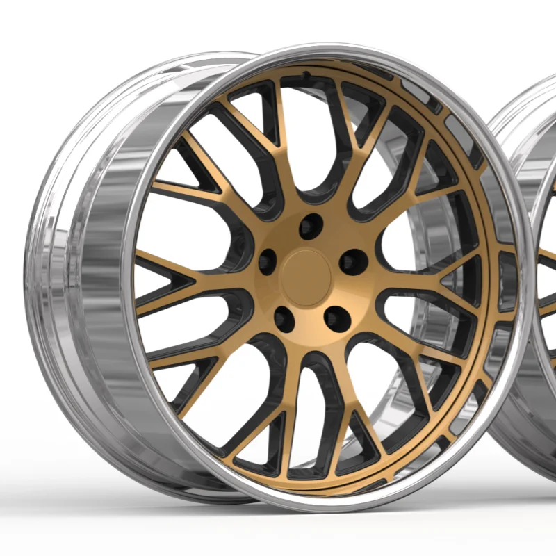 

20 inch five hole 5x120 2 pieces forged alloy replacement utility wheel rims deep dish fit for BMW and 1957 Belair Wagon