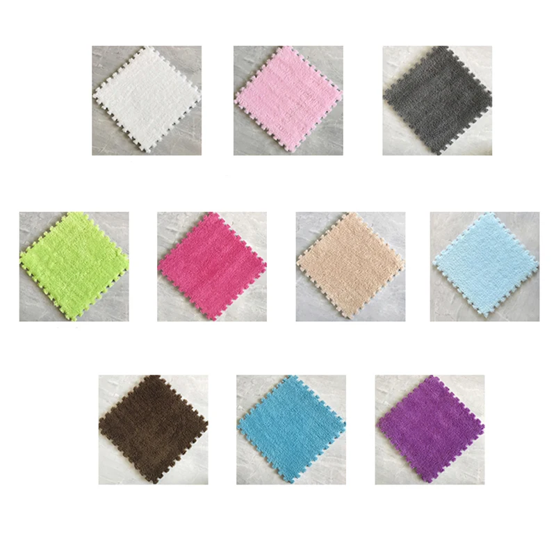 Short-staple Baby Play Mat Exercise Children Carpet Baby Mattress Foam Puzzle Floor Baby Blanket Play Mat for Children Baby Gift