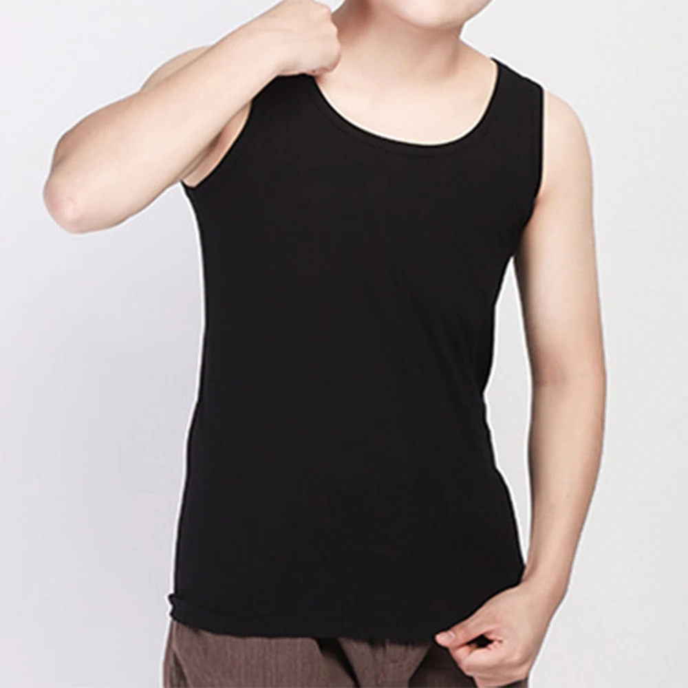 

Мужские топы и футболки, нижняя рубашка для груди, эластичные майки, топ, жилет, прочный бандаж, однотонные футболки, нижнее белье