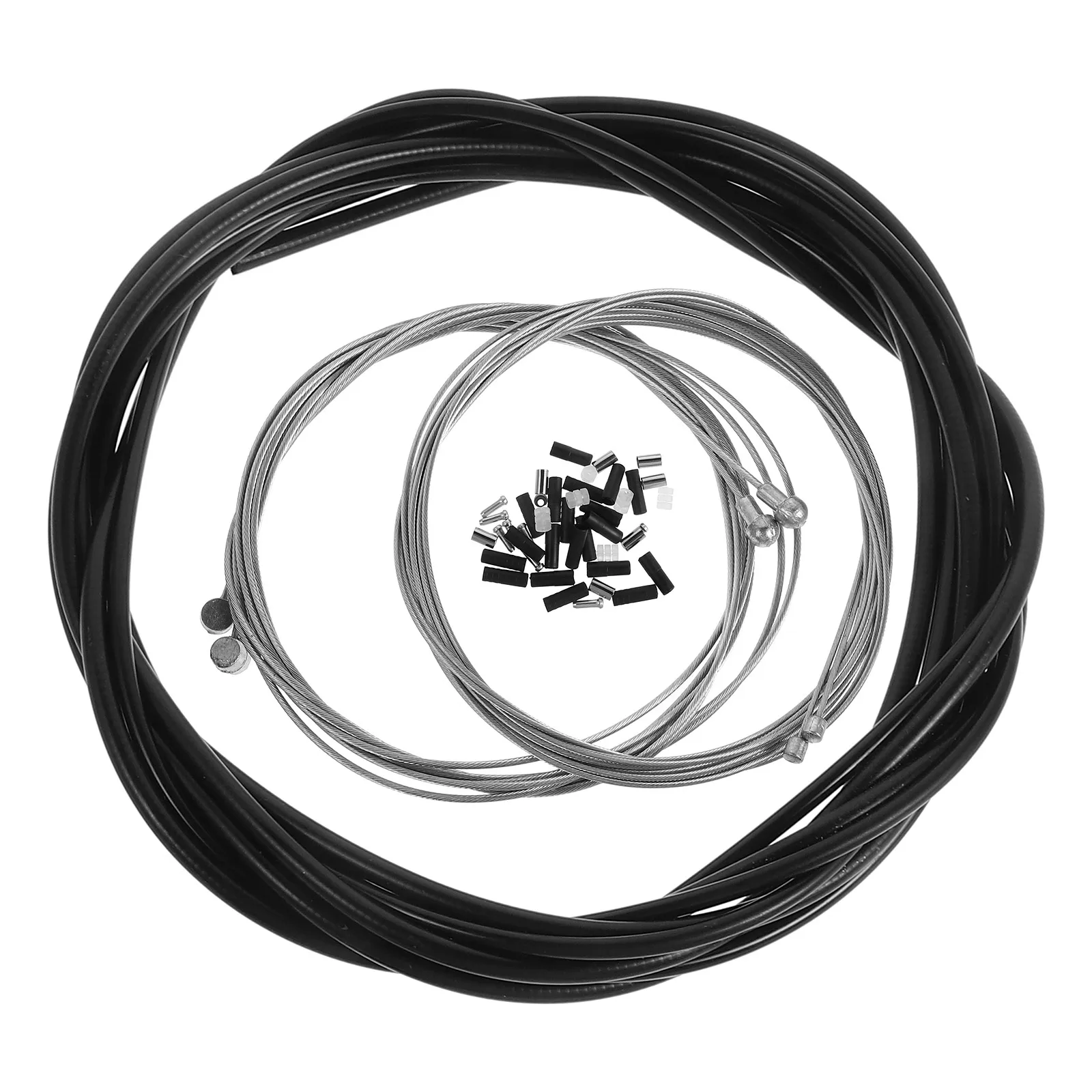 

1 set Premium Metal Bike Brake Shift Cable Kit Bicycle Motorcycle Durable Sensitive Easy Install Universal with Housing