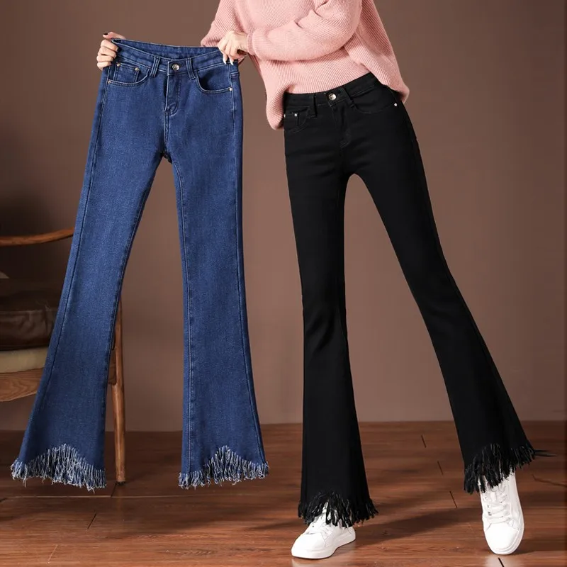 

Vintage High Waist Women Black Jeans Korean Fashion Streetwear Wide Leg Jean Female Denim Trouser Straight Baggy Mom Denim Pants