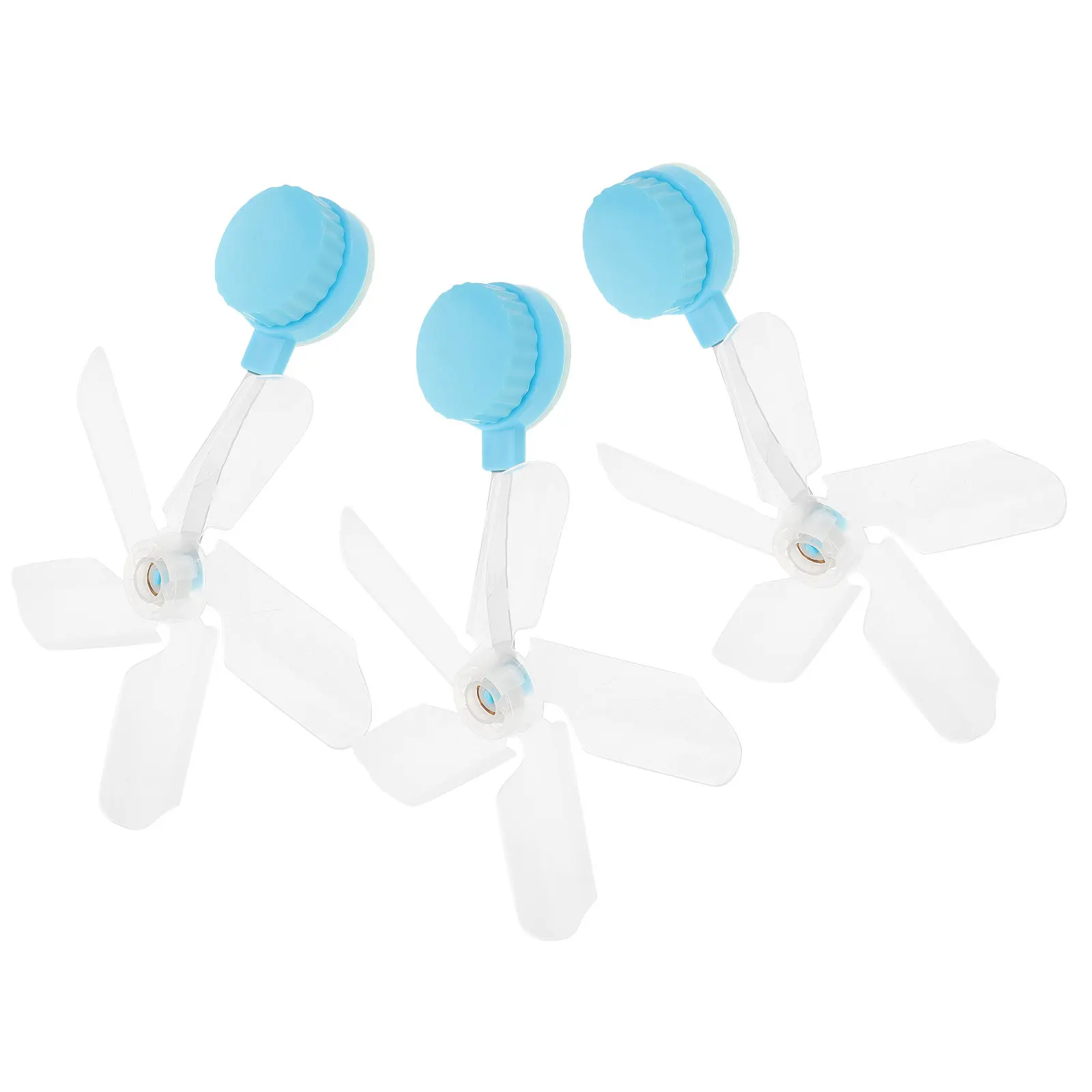 

Комплект из 3 регулируемых дефлекторов для кондиционера, небесно-голубые, с присосками, для жилых помещений