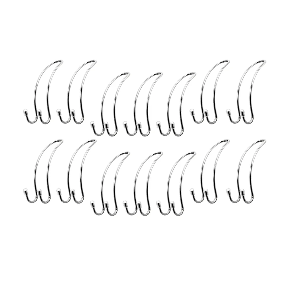 14 Pcs Car Hook Headrest Hooks Vehicle Back Seat Hanger Auto Double for Stainless Steel Accessories