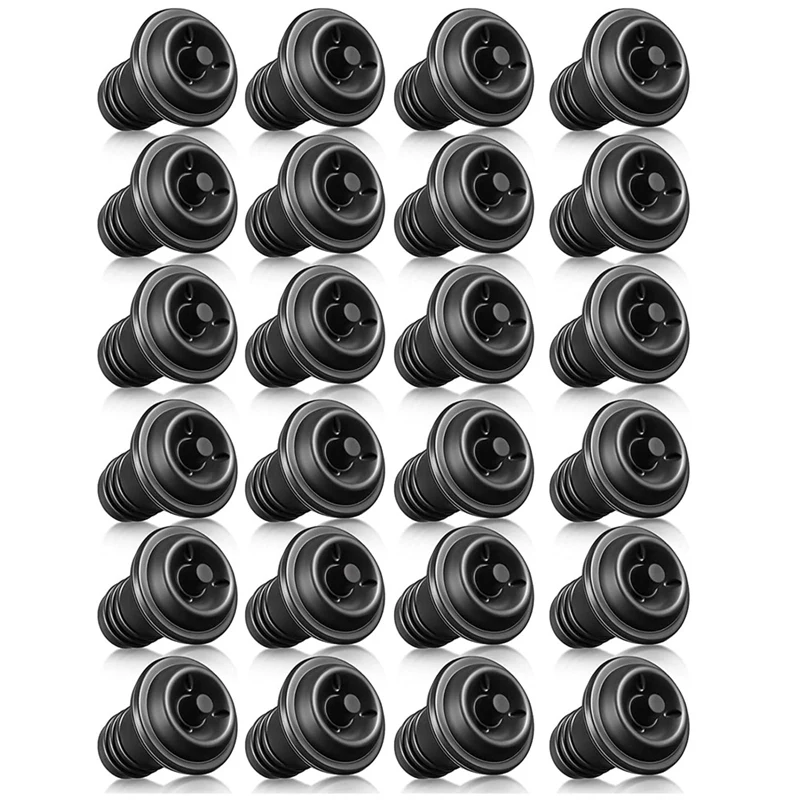 

48 Pieces Wine Stopper Resealable Wine Pump Vacuum Stoppers Vacuum Wine Stopper Reusable Wine Saver Vacuum Stoppers