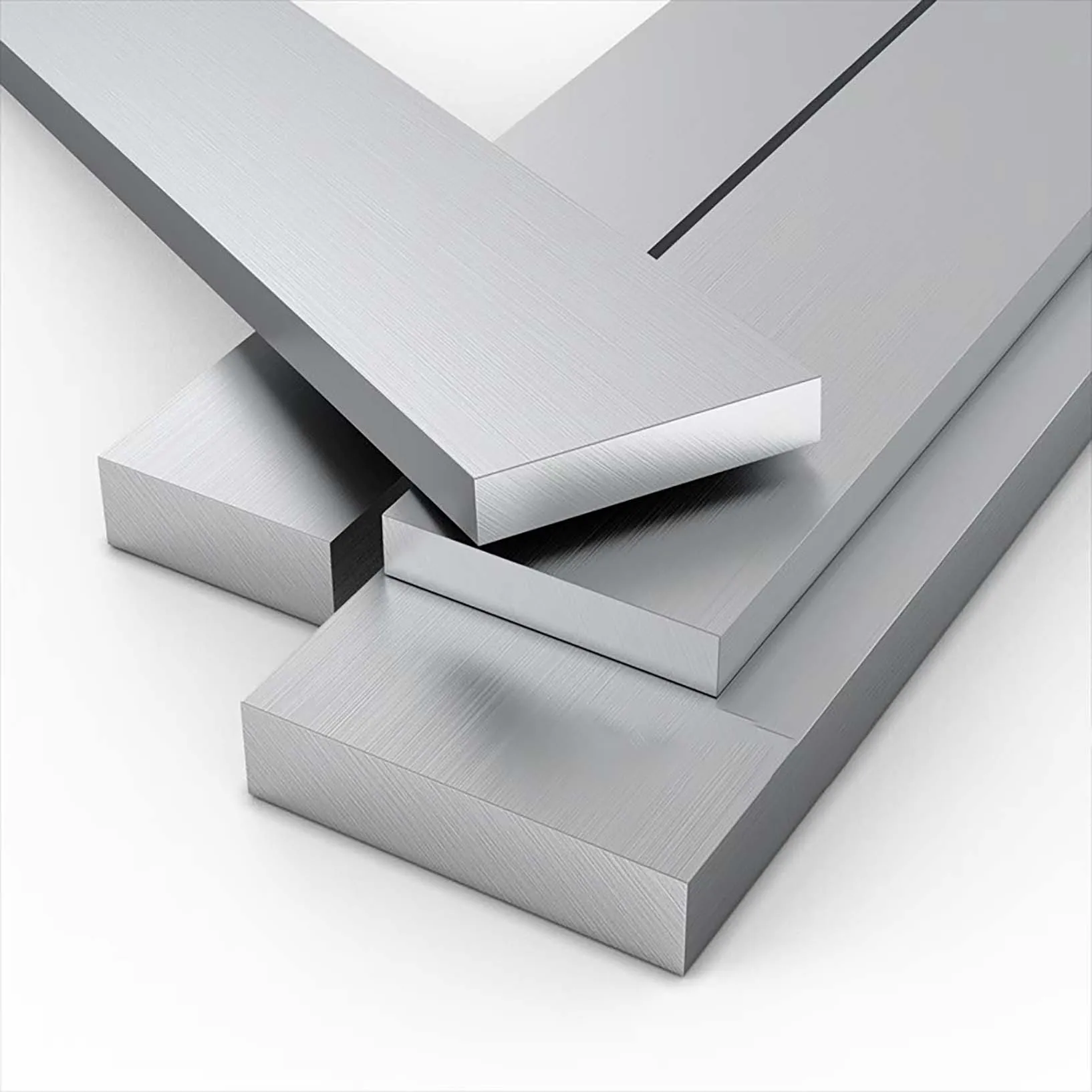 1Pcs 6061 Aluminium Alloy Flat Bar Plate Square Rod Sheet Metal Strip Solid CNC Material Thickness 5mm 6mm 7mm 8mm 9mm