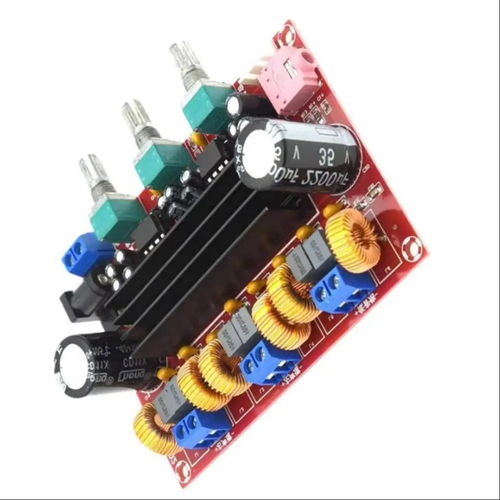 For TPA3116D2 Digital Board 2 1 Channel 2x50W+100W Output Power for Subwoofer and Speaker Systems Power Supply 12V 24V