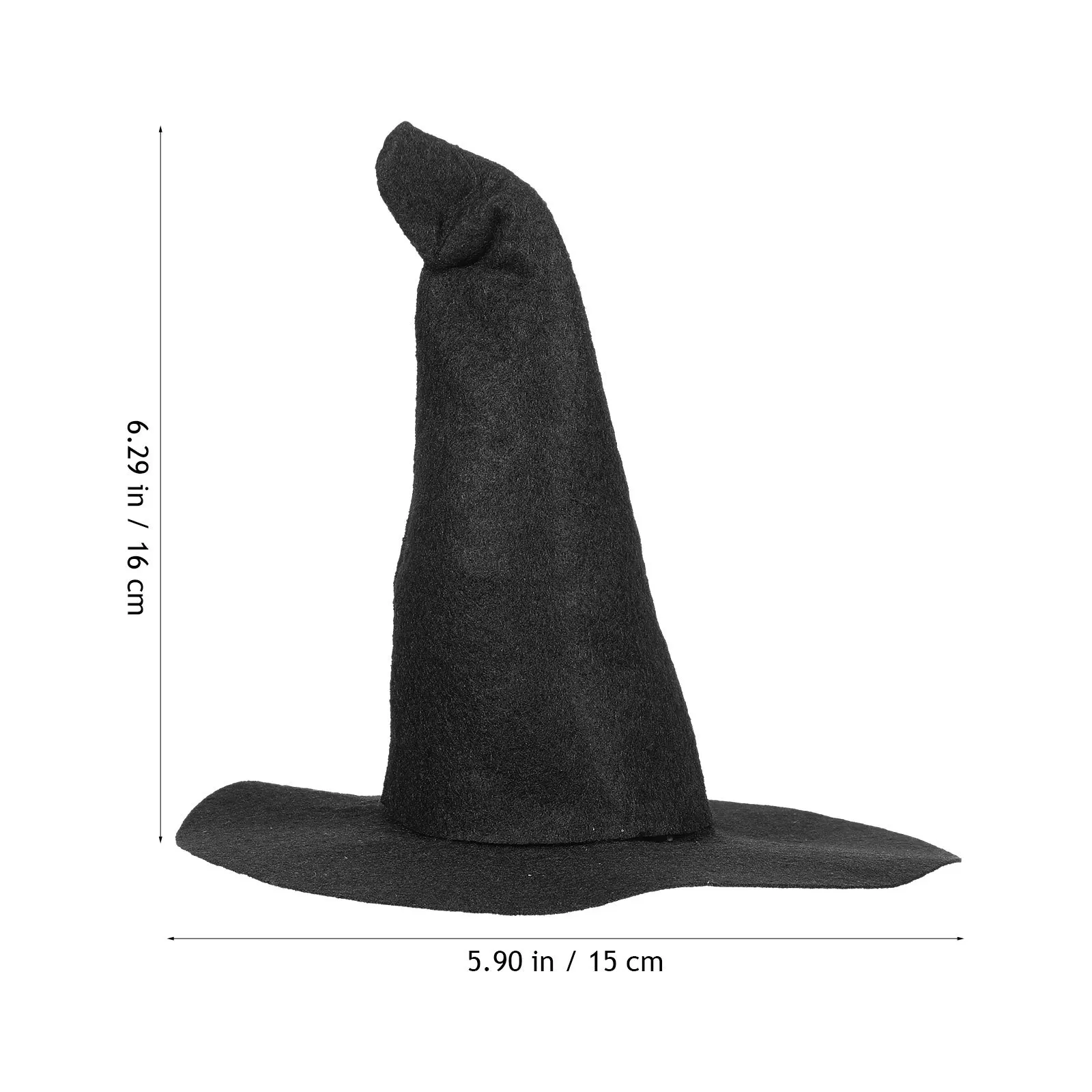 قبعة الساحرة 2 قطعة صغيرة لحفلة الهالوين للأطفال معالج زي الطفل قبعة الحيوانات الأليفة DIY بها بنفسك الحرفية مخيف ديكور دمية ملحق الاستخدام الموسمي