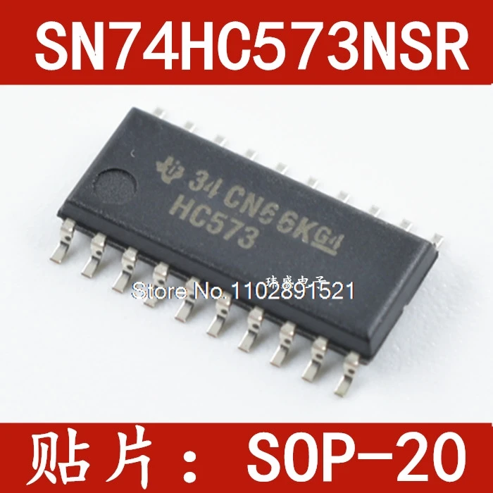 

SN74HC573NSR SOP-20 5.2MM