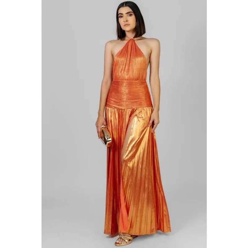 Luxurious Women Corset Party Cocktail Dress Sexy Off Shoulder Halter Folds Slit Guest Celebrity Long Dress Celebrity Prom Gown