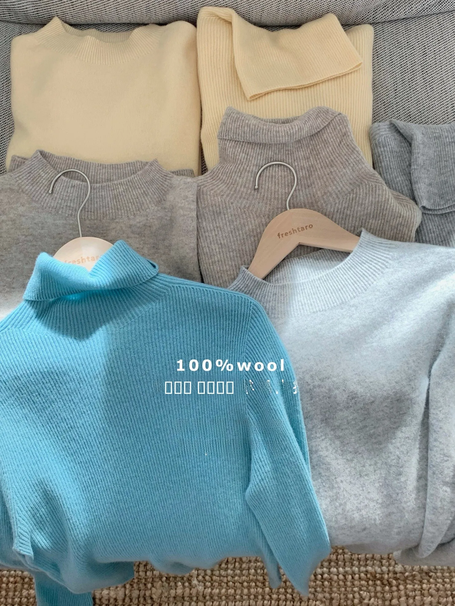 

Fretaro Sl One-Piece Wool Knit Base irt f High Collar Bulk Collar Two Sles Woolen Inner Wear Casual Sle Long...