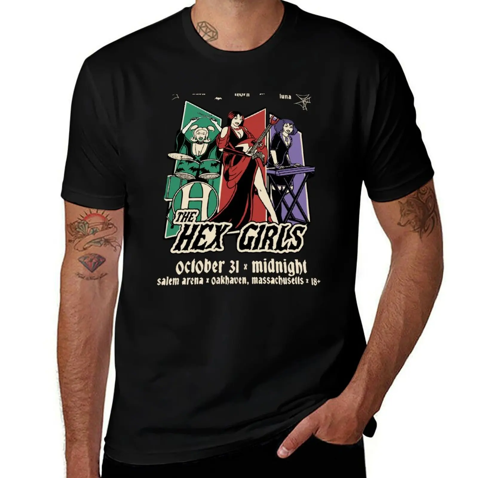 

Hex Girls T-Shirt custom t-shirts affliction shirts Luxury man plus size clothes mens t shirts casual stylish