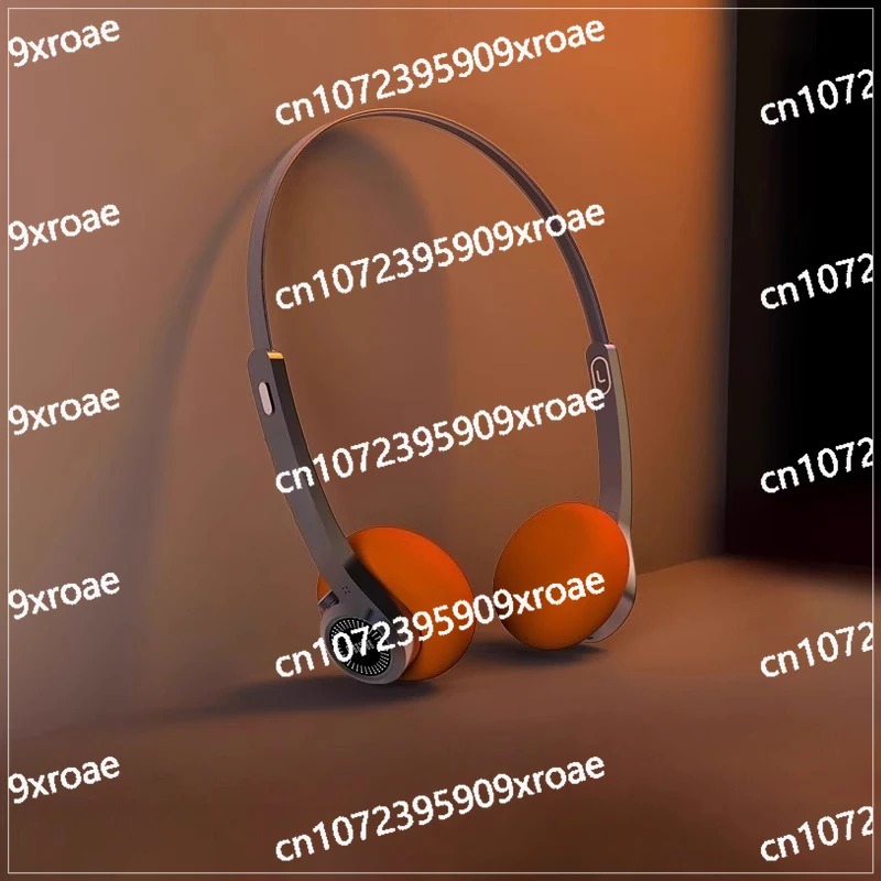 

Retro headset compact wireless bluetooth headset is painless to wear for a long time