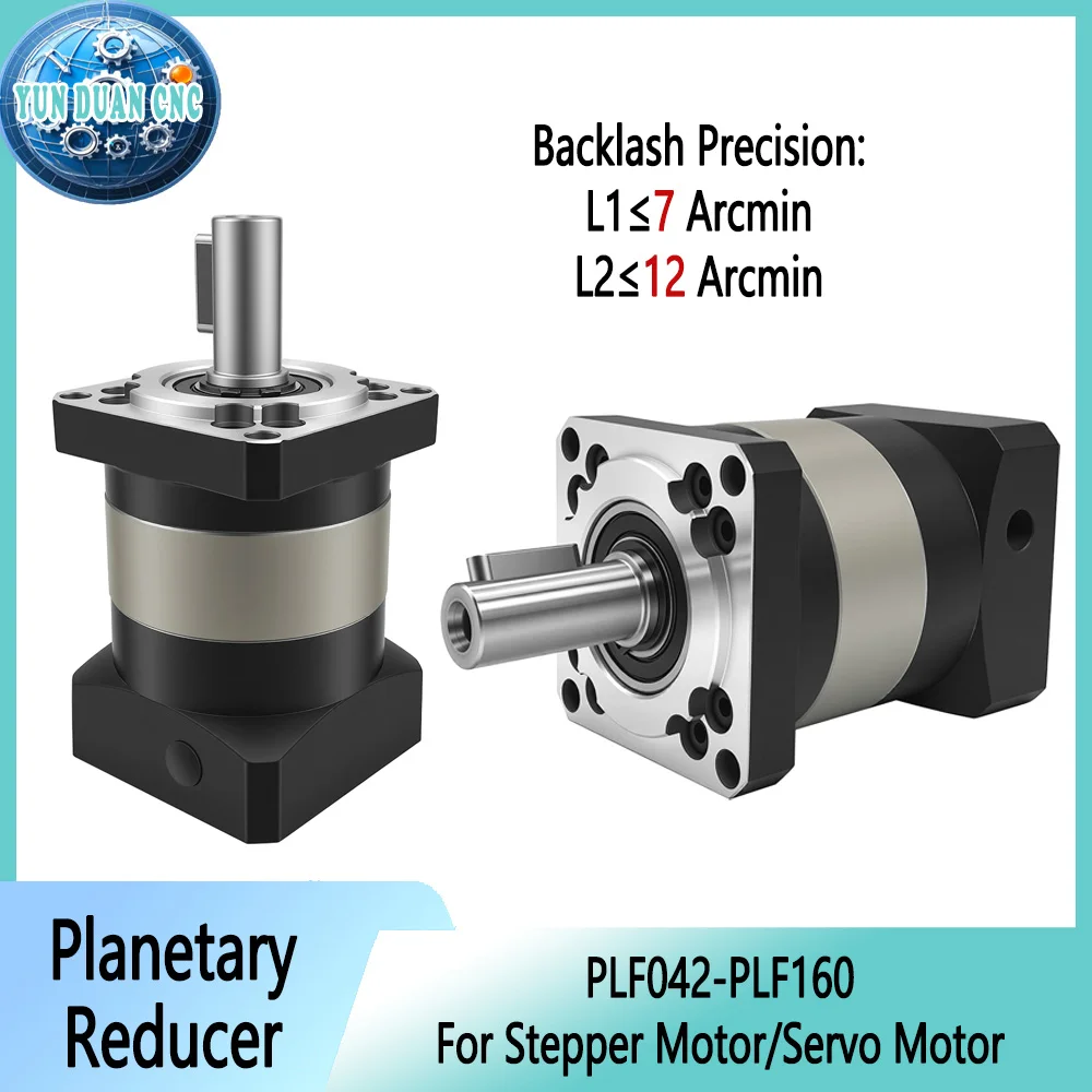 Nema23 Planetary Reducer 6.35/8/11/14mm Input 14mm Output Ratio 5:1 10:1 for 60mm 200W 400W Servo Motor Reduction Gearbox Gear