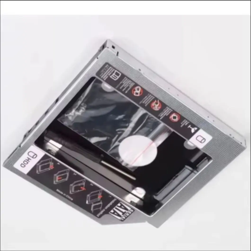 

2nd Secondary 2.5 HD SSD Hard Drive Optical bay Caddy Frame Bracket for HP ProBook 4445s 4446s 4440s 4441s HP Compaq 610 615 616